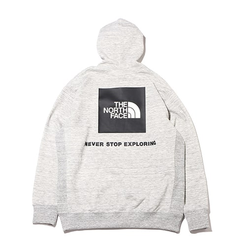 THE NORTH FACE BACK SQUARE LOGO HOODIE ミックスグレー 23SS-I
