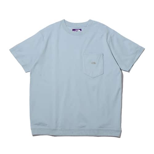 THE NORTH FACE PURPLE LABEL High Bulky H/S Pocket Tee Steel Blue 21SS-I