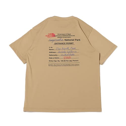 THE NORTH FACE S/S ENTRANCE PERMISSION TEE ケルプタン 23SS-I
