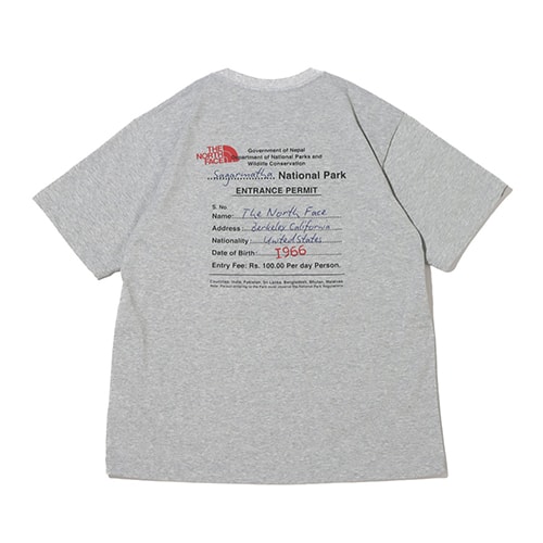 THE NORTH FACE S/S ENTRANCE PERMISSION TEE ミックスグレー 23SS-I