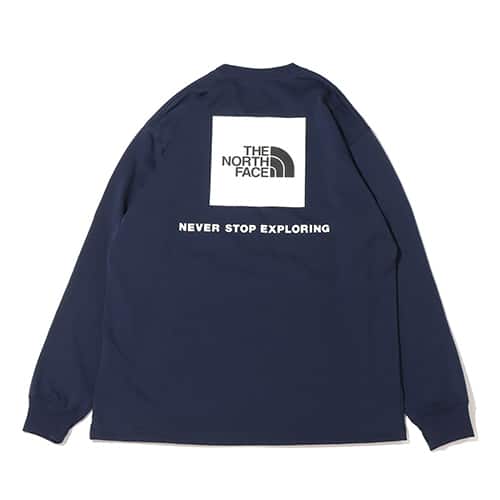 THE NORTH FACE L/S BACK SQUARE LOGO TEE アーバンネイビー 23SS-I