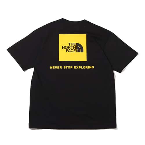 THE NORTH FACE S/S BACK SQUARE LOGO TEE ブラックxサミットゴールド 23SS-I