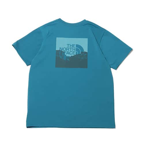 THE NORTH FACE S/S Square Mountain Logo Tee ブルーモス