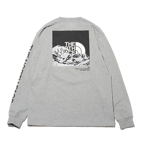THE NORTH FACE L/S Sleeve Graphic Tee ミックスグレー 24SS-I