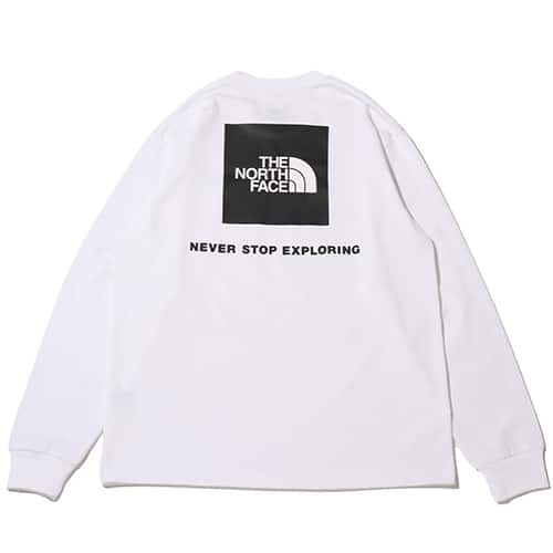 THE NORTH FACE L/S Back Square Logo Tee ホワイト 24SS-I
