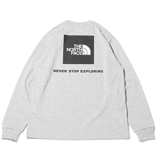 THE NORTH FACE L/S Back Square Logo Tee ミックスグレー 24SS-I