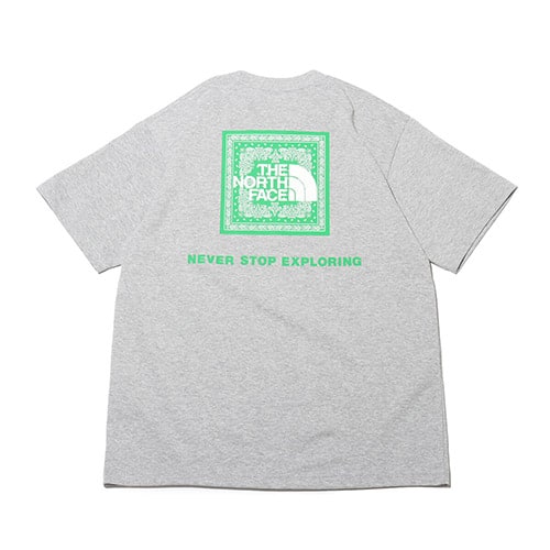 THE NORTH FACE S/S Bandana Square Logo Tee ミックスグレー 24SS-I