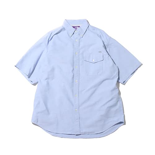 THE NORTH FACE PURPLE LABEL Cotton Polyester OX B.D. H/S Shirt Sax 23SS-I
