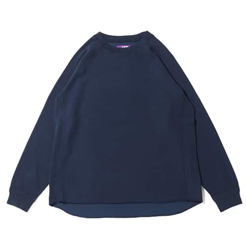 THE NORTH FACE PURPLE LABEL Thermal Field Long Sleeve Tee Navy 23FW-I
