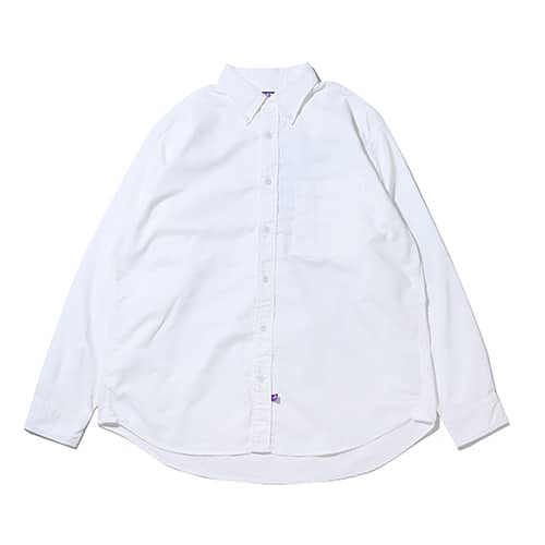 THE NORTH FACE PURPLE LABEL Button Down Field Shirt White 23FW-I