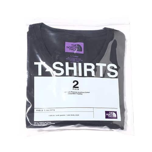 THE NORTH FACE PURPLE LABEL PACK FIELD TEE WHITE / BLACK 23SS-I