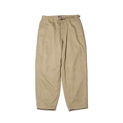 THE NORTH FACE PURPLE LABEL NP Chino Wide Tapered Field Pants Beige 23FW-I