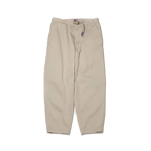 THE NORTH FACE PURPLE LABEL Chino Wide Tapered Field Pants Light Beige 24SS-I