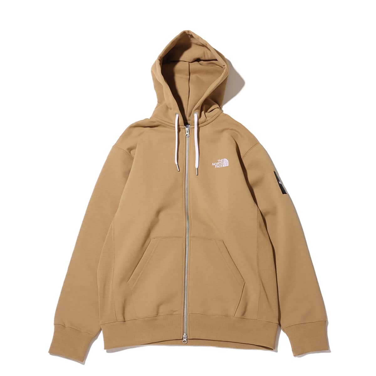 THE NORTH FACE Square Logo Full Zip ミックスグレー2 |atmos（アトモス） 公式オンラインストア