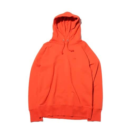 orange north face jumper