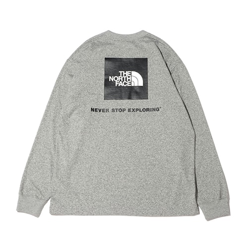 THE NORTH FACE L/S BACK SQUARE LOGO TEE ホワイト 21FW-I