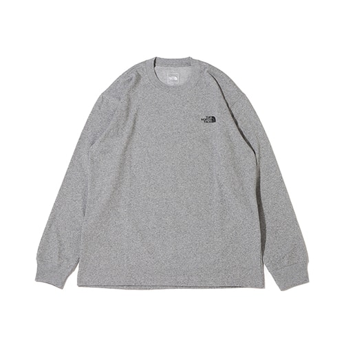 THE NORTH FACE L/S BACK SQUARE LOGO TEE MIXグレー 23FW-I