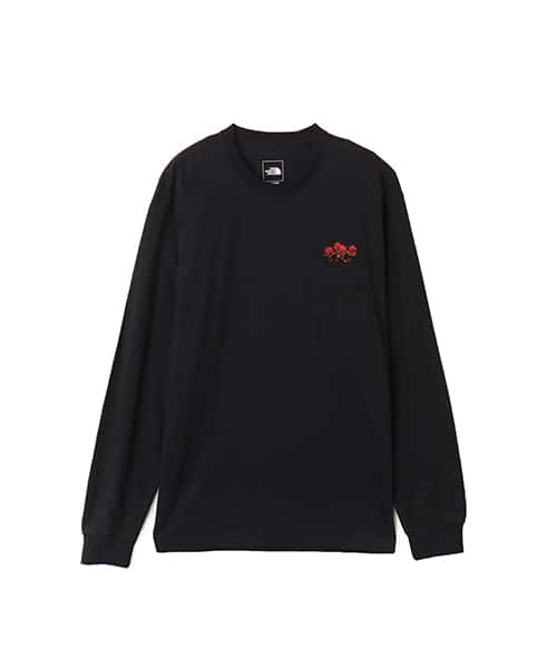 THE NORTH FACE L/S FD Flower Logo Tee