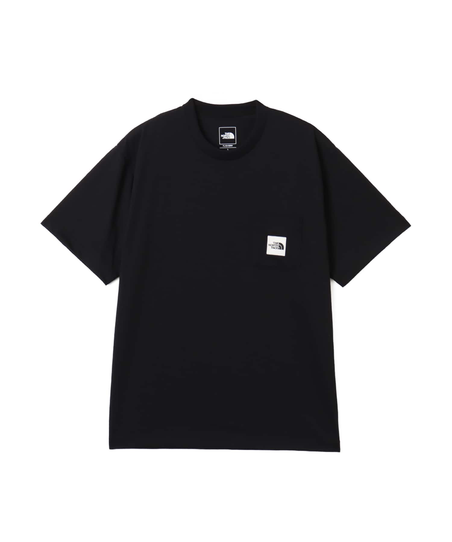 THE NORTH FACE S/S Square Logo Pocket Tee BLACK