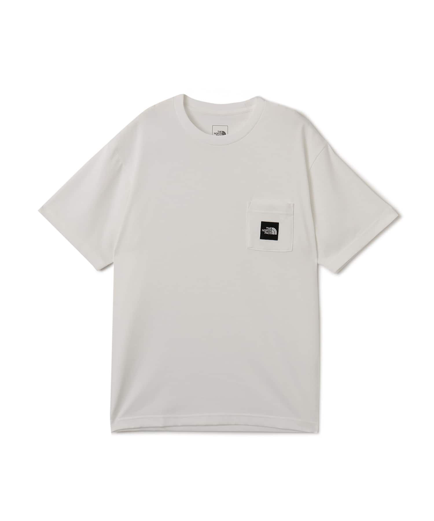 THE NORTH FACE S/S Square Logo Pocket Tee WHITE