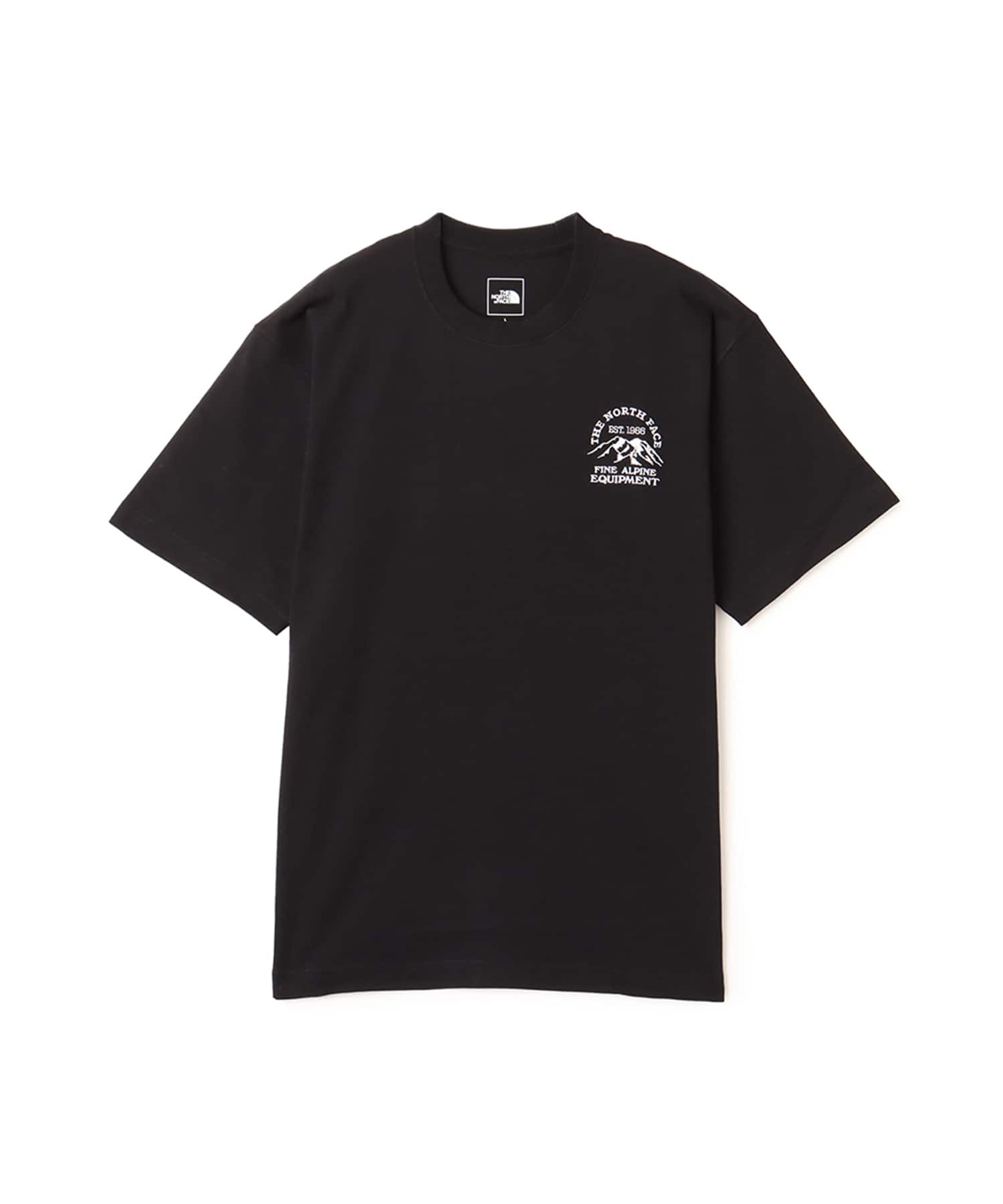 THE NORTH FACE S/S FINE ALPINE Mountain Tee BLACK