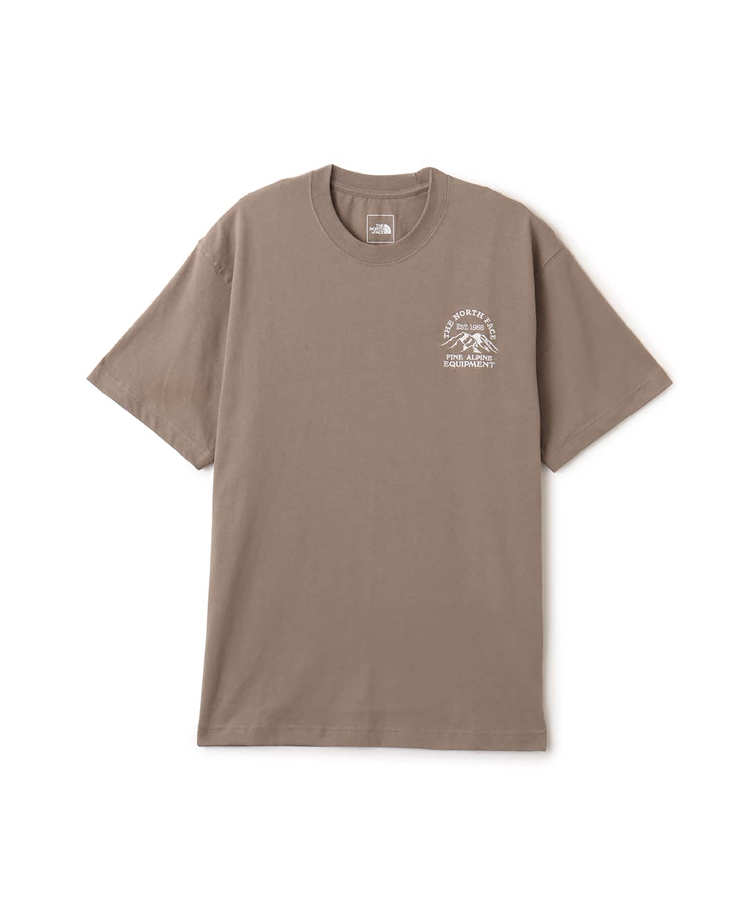 THE NORTH FACE S/S FINE ALPINE Mountain Tee MUSHROOM