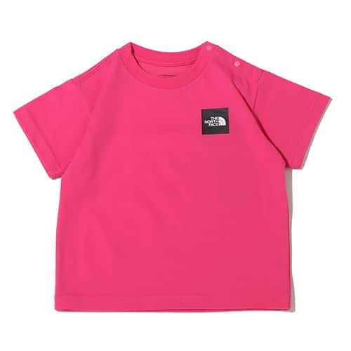 THE NORTH FACE BABY S/S SMALL SQUARE LOGO TEE MRピンク 23FW-I