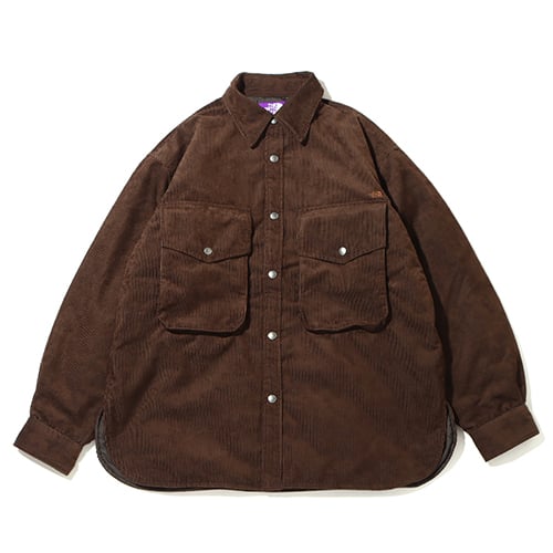 THE NORTH FACE PURPLE LABEL Corduroy Insulation Shirt Jacket Brown ...