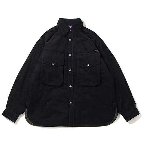 THE NORTH FACE PURPLE LABEL Corduroy Insulation Shirt Jacket Black