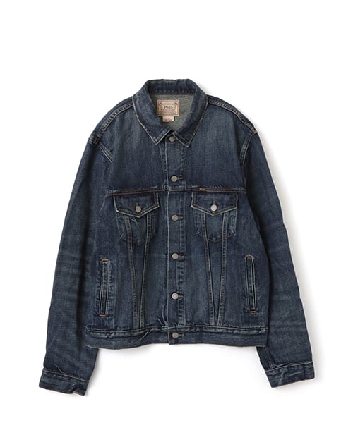 POLO RALPH LAUREN ICON DENIM TRUCKER JACKET TRENTON - インディゴ