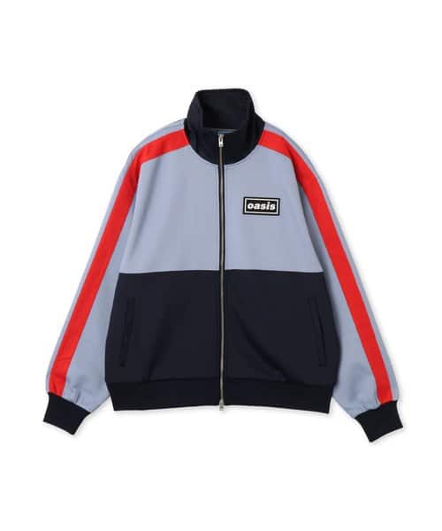 PLEASURES x OASIS FOREVER TRACK JACKET BLUE プレジャーズ オアシス フォーエバー トラック ジャケット ブルー