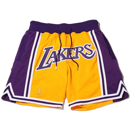 Mitchell & Ness JUST DON INCH SHORTS LAL YELLOW 24SS-S