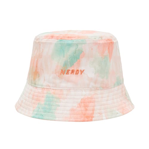 NERDY × ATMOS DNA Watercolor Brush Bucket Hat ORANGE 22SU-I