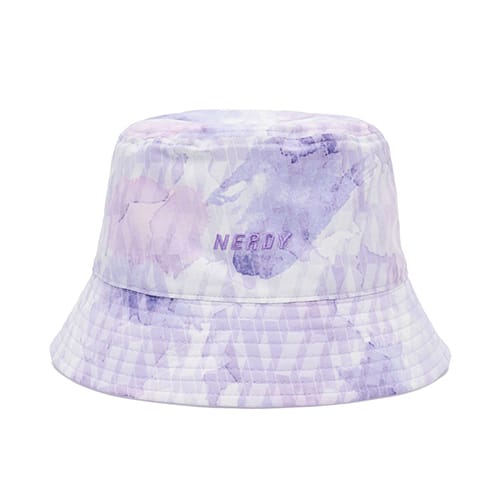 NERDY × ATMOS DNA Watercolor Brush Bucket Hat PURPLE 22SU-I