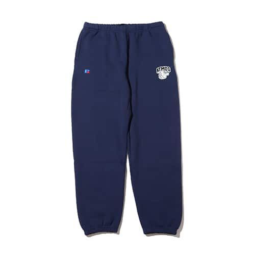 RUSSELL x atmos EAGLE LOGO SWEAT PANTS NAVY 22FA-S