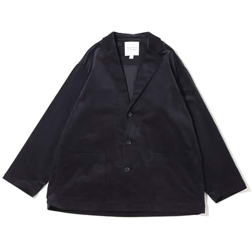 WHITE MOUNTAINEERING STRETCHED CORDUROY LAPEL JACKET NAVY 21FA-I