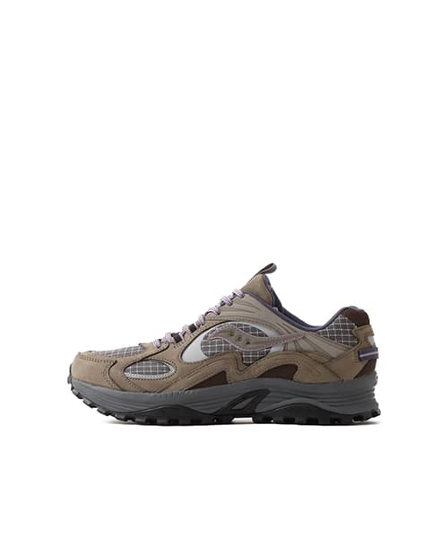 Saucony AURA X DARK GREY/MUD - ブラウン