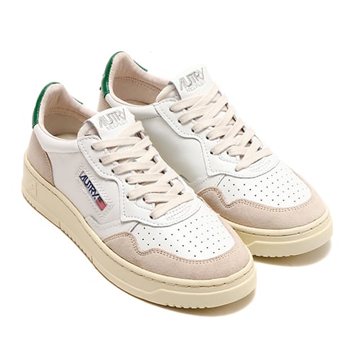 AUTRY MEDALIST LOW LEAT/SUEDE WHITE 22FA-I オートリー 