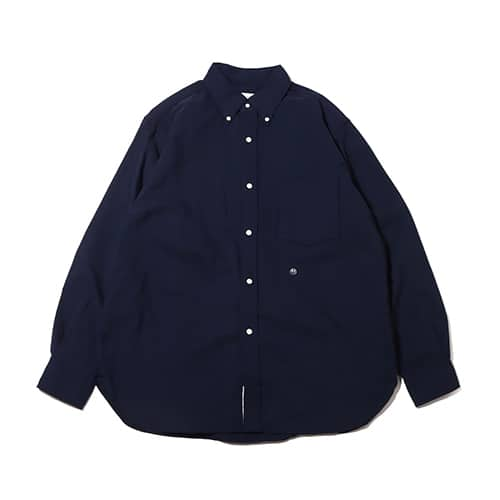 nanamica Button Down Wind Shirt Navy 23SP-I|atmos（アトモス） 公式オンラインストア