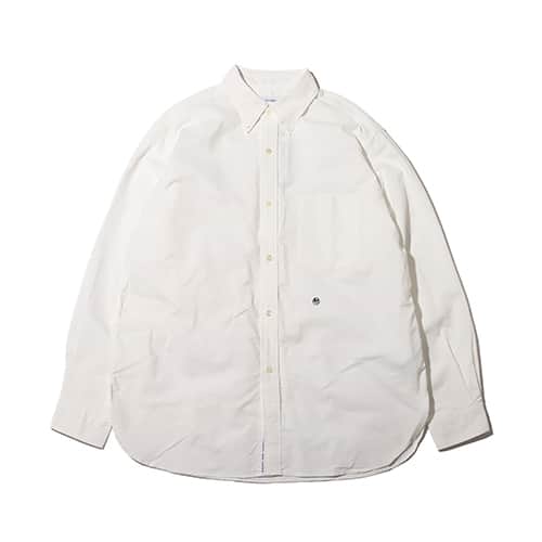 nanamica Button Down Wind Shirt White 23SP-I
