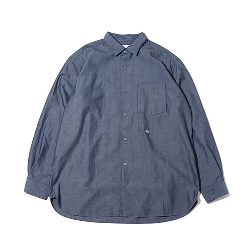 nanamica Regular Collar Chambray Shirt Indigo 23SP-I