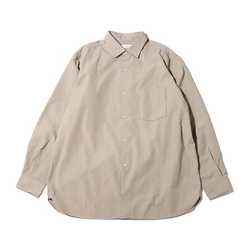 nanamica Regular Collar Wind Shirt Light Taupe 23SP-I|atmos（アトモス） 公式オンラインストア