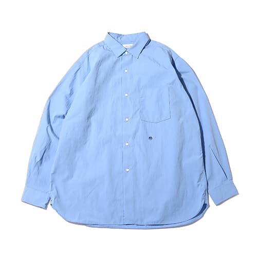 nanamica Regular Collar Wind Shirt Sax 23SP-I