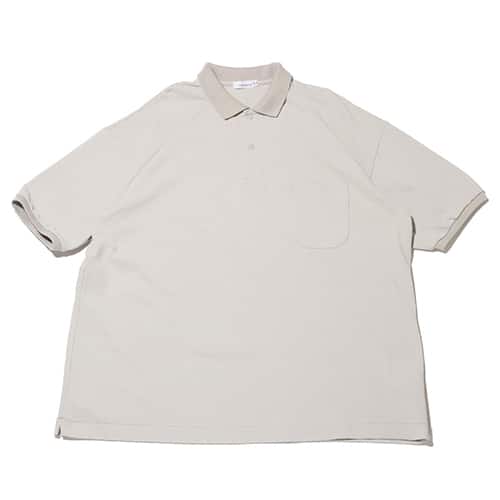 nanamica S/S Polo Shirt Light Gray 24SP-I ナナミカ ショート 