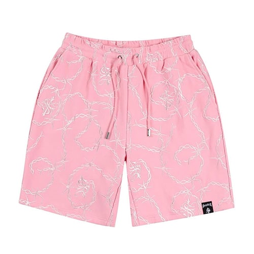 SUPPLIER CROSS CHAIN EMBROIDERY SHORTS PINK 22SU-I