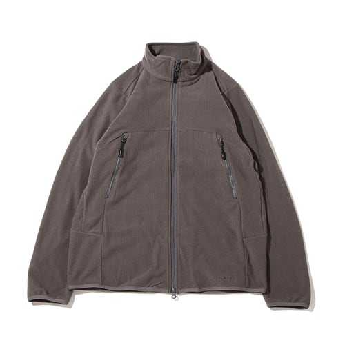 snow peak Grid Fleece Jacket Grey 22FA-I