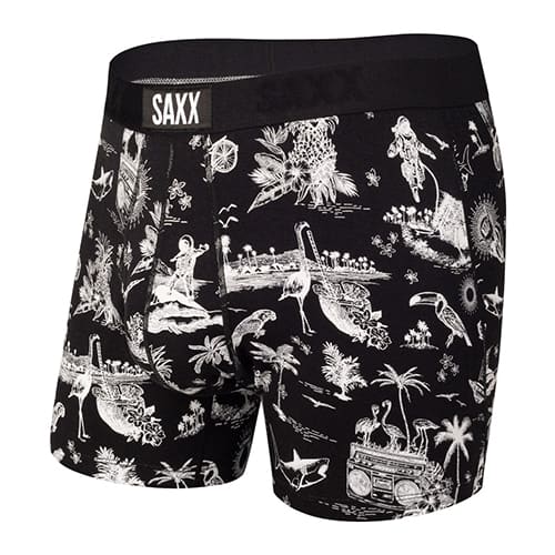 SAXX ULTRA BOXER BRIEF FLY BLACK ASTRO SURF AND TURF 21SP-I