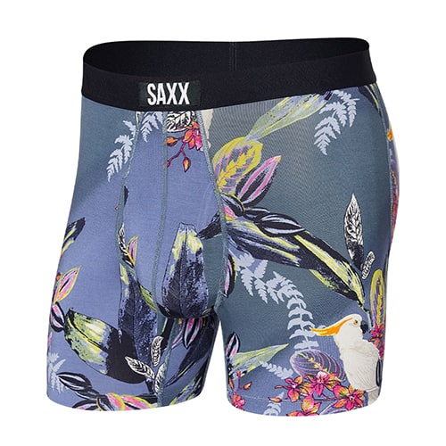 SAXX ULTRA BOXER BRIEF FLY PARROT-DISE- TWILIGHT 22SP-I