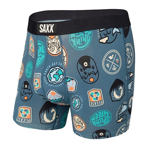 SAXX VIBE BOXER BRIEF NAVY EVERYDAY IS EARTHDAY 21SP-I