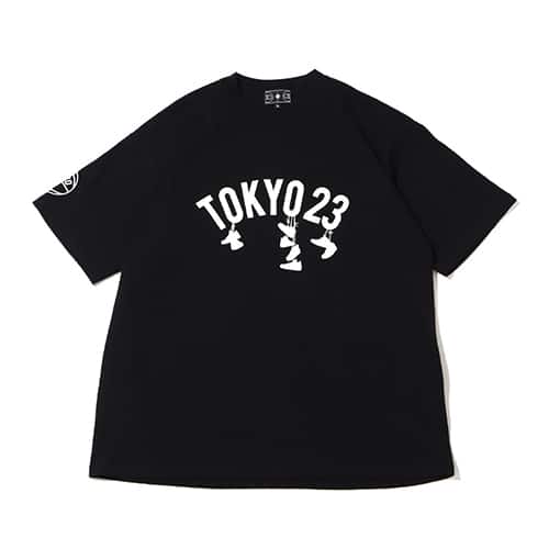 TOKYO 23 SNKRS TEE BLACK 22SS-I